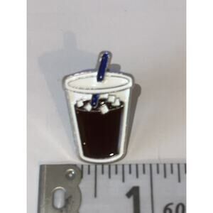 Iced Boba Tea Pin Brooch